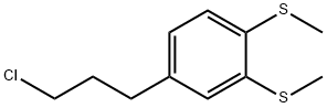 3,4-Bis(methylthio)(3-chloropropyl)benzene Structure