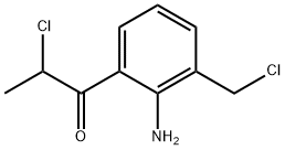 1-(2-Amino-3-(chloromethyl)phenyl)-2-chloropropan-1-one Structure