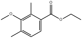 Benzoic acid, 3-methoxy-2,4-dimethyl-, ethyl ester Structure