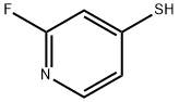 4-Pyridinethiol, 2-fluoro- 구조식 이미지