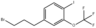 1-(3-Bromopropyl)-4-iodo-3-(trifluoromethoxy)benzene Structure