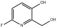 2-Pyridinemethanol, 6-fluoro-3-hydroxy- Structure