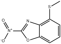 4-(Methylthio)-2-nitrobenzo[d]oxazole Structure