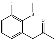 1-(3-Fluoro-2-(methylthio)phenyl)propan-2-one Structure