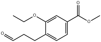 Methyl 3-ethoxy-4-(3-oxopropyl)benzoate Structure