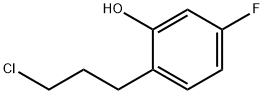 2-(3-Chloropropyl)-5-fluorophenol Structure