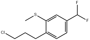 2-(3-Chloropropyl)-5-(difluoromethyl)thianisole Structure