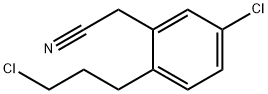 5-Chloro-2-(3-chloropropyl)phenylacetonitrile Structure