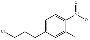 1-(3-Chloropropyl)-3-iodo-4-nitrobenzene Structure