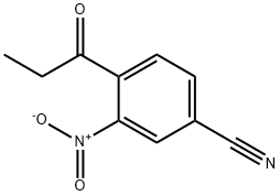 3-Nitro-4-propionylbenzonitrile Structure