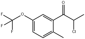 2-(2-Chloropropanoyl)-4-(trifluoromethoxy)toluene Structure