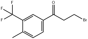 5-(3-Bromopropanoyl)-2-methylbenzotrifluoride Structure