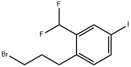 2-(3-Bromopropyl)-5-iodobenzodifluoride Structure