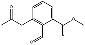 Methyl 2-formyl-3-(2-oxopropyl)benzoate Structure