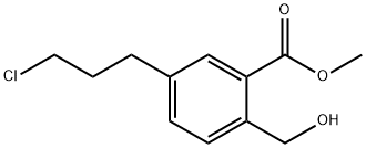 Methyl 5-(3-chloropropyl)-2-(hydroxymethyl)benzoate Structure