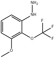 3-Hydrazinyl-2-(trifluoromethoxy)anisole 구조식 이미지