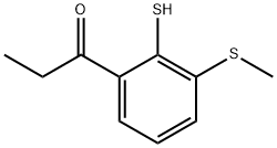 2-(Methylthio)-6-propionylthiophenol Structure