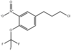 1-(3-Chloropropyl)-3-nitro-4-(trifluoromethoxy)benzene Structure