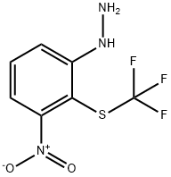 1-(3-Nitro-2-(trifluoromethylthio)phenyl)hydrazine Structure