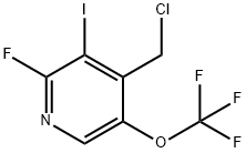 4-(Chloromethyl)-2-fluoro-3-iodo-5-(trifluoromethoxy)pyridine Structure