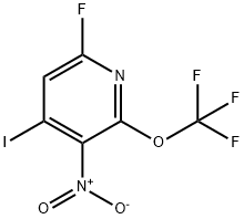 6-Fluoro-4-iodo-3-nitro-2-(trifluoromethoxy)pyridine Structure