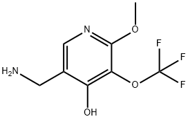 5-(Aminomethyl)-4-hydroxy-2-methoxy-3-(trifluoromethoxy)pyridine Structure