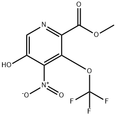 Methyl 5-hydroxy-4-nitro-3-(trifluoromethoxy)pyridine-2-carboxylate Structure