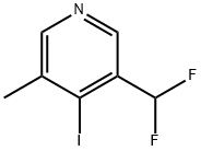 3-(Difluoromethyl)-4-iodo-5-methylpyridine 구조식 이미지