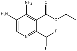 Ethyl 4,5-diamino-2-(difluoromethyl)pyridine-3-carboxylate Structure