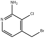 2-Amino-4-bromomethyl-3-chloropyridine Structure