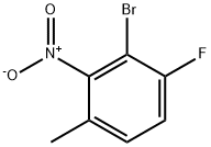 Benzene, 2-bromo-1-fluoro-4-methyl-3-nitro- Structure