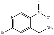 4-Pyridinemethanamine, 2-bromo-5-nitro- Structure
