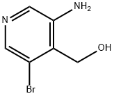 4-Pyridinemethanol, 3-amino-5-bromo- 구조식 이미지