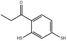 1-(2,4-Dimercaptophenyl)propan-1-one Structure