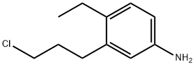 3-(3-Chloropropyl)-4-ethylaniline Structure