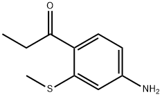 1-(4-Amino-2-(methylthio)phenyl)propan-1-one Structure