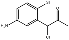 1-(5-Amino-2-mercaptophenyl)-1-chloropropan-2-one Structure