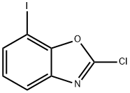 Benzoxazole, 2-chloro-7-iodo- Structure