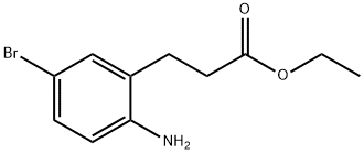 Benzenepropanoic acid, 2-amino-5-bromo-, ethyl ester 구조식 이미지