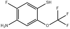 4-Amino-5-fluoro-2-(trifluoromethoxy)thiophenol Structure