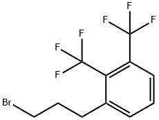 2,3-Bis(trifluoromethyl)(3-bromopropyl)benzene Structure