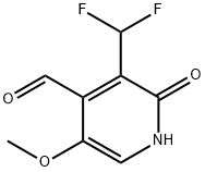 3-(Difluoromethyl)-2-hydroxy-5-methoxypyridine-4-carboxaldehyde Structure