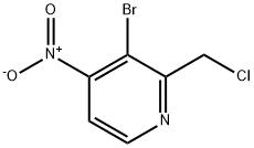 3-Bromo-2-chloromethyl-4-nitropyridine Structure