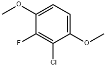 Benzene, 2-chloro-3-fluoro-1,4-dimethoxy- Structure