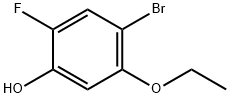 Phenol, 4-bromo-5-ethoxy-2-fluoro- Structure