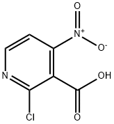 3-Pyridinecarboxylic acid, 2-chloro-4-nitro- 구조식 이미지