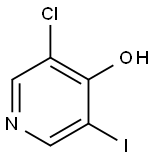 4-Pyridinol, 3-chloro-5-iodo- Structure