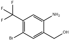 2-Amino-5-bromo-4-(trifluoromethyl)benzyl alcohol Structure