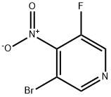 Pyridine, 3-bromo-5-fluoro-4-nitro- Structure