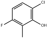 6-Chloro-3-fluoro-2-methylphenol Structure